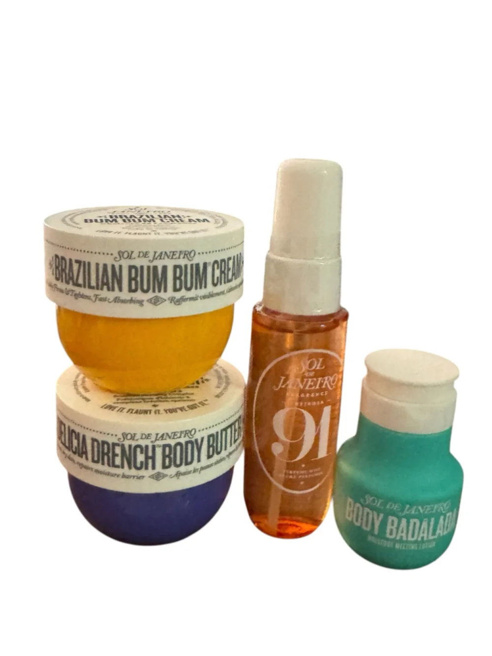 Travel mini kit Body Care Set bum bum cream, Cheirosa 91, Body Badalada